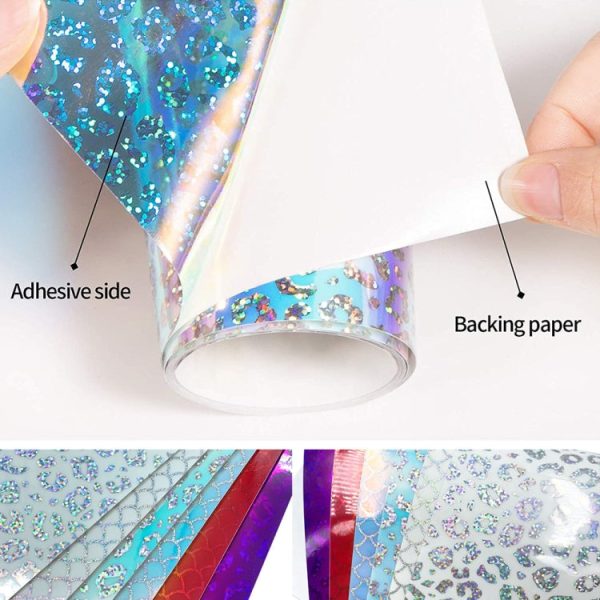 30.5cm x 50cm Gradient Self Adhesive Vinyl DIY Graphics for Home Window Decal Decor, Color: White Fish Scale Online Sale