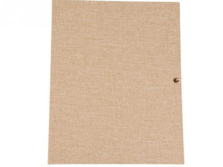 10 inch Vertical Photo Album Hand-paste Linen Album Children Growth Creative Gift Album(Brown) on Sale