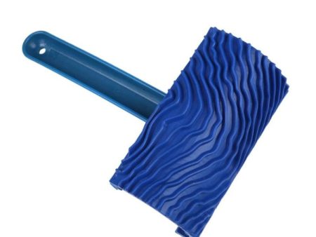 ZZ0033 Plastic Handle Wood Grain Brush Wall with Imitation Wood Embossed Wall Art Brush For Cheap