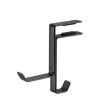 Headphone Stand Desktop Headset Hook Metal Bag Hanger, Color:Black For Sale