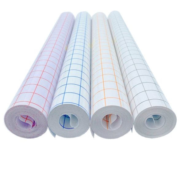 30cm x 500cm Self Adhesive Clear Lattice PVC Vinyl Positioning Transfer Film(Black) Online Hot Sale