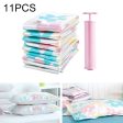 11 PCS Space Saving Sunflowers Pattern Vacuum Storage Bag, Thinken Quilts Clothing Vacuum Seal Storage Bag with a Hand Pump, Including: 3 PCS 80*100 cm，2 PCS 60*80 cm, 3 PCS 50*70 cm, 2 PCS 40*60 cm For Cheap