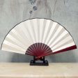 10 inch Pure Color Blank Silk Cloth Folding Fan Chinese Style Calligraphy Painting Fan(White) Online now