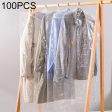 100 PCS Disposable Transparent Clothes Dust Bag Dust Cover, Size:60x120cm, Thickness:PP 4 Wires Online Sale