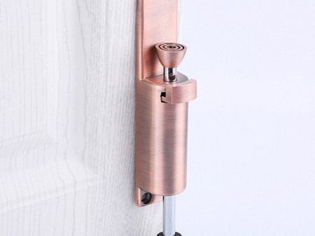 Zinc Alloy Extended Door Setter Foot Door Suction(Red Bronze) For Sale