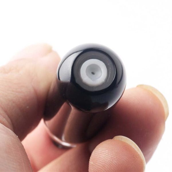 Portable Mini Aluminum Refillable Perfume Bottle Spray Empty Cosmetic Containers Atomizer, Capacity:5ml(Black) Supply