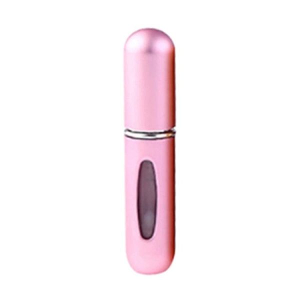 Portable Mini Aluminum Refillable Perfume Bottle Spray Empty Cosmetic Containers Atomizer, Capacity:5ml(Pink) Cheap