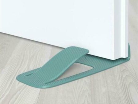 Multi-function Spring Innovative Door Stopper Block Simple Style Door Wedge Holder(Blue) on Sale