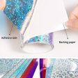 30.5cm x 100cm Gradient Self Adhesive Vinyl DIY Graphics for Home Window Decal Decor, Color: Blue Leopard Print on Sale