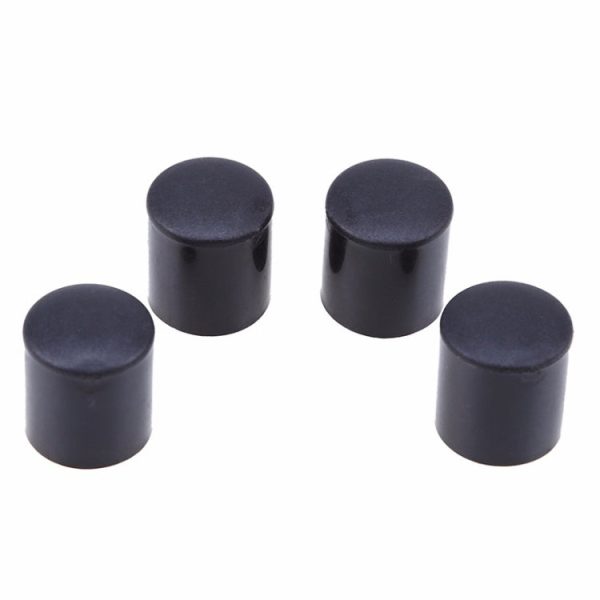 100 PCS Plastic Chair Feet Protectors Black Anti-skid Furniture Legs Table Base Cap Floor Protector Cover, Size:25mm For Cheap