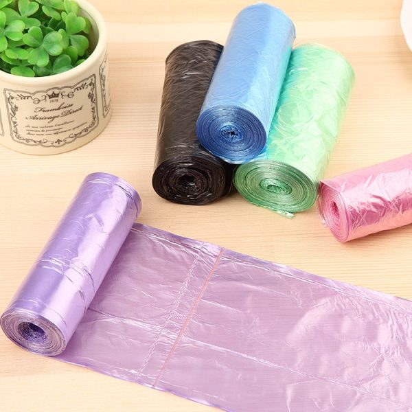 1 Rolls Household Colour Thickening Big Garbage Bags (30 PCS Per Roll), Random Color Delivery, Size:45*50cm For Discount