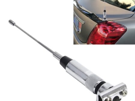 PS-24 Universal Car Mini Decoration Extensile Aerial Clip Side Car Modified To Remove Static Electricity Aerial, Length: 23cm(Silver) on Sale