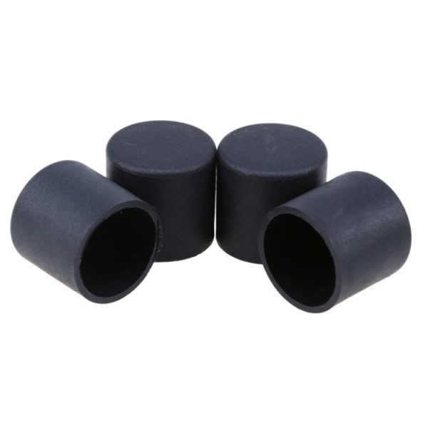 100 PCS Plastic Chair Feet Protectors Black Anti-skid Furniture Legs Table Base Cap Floor Protector Cover, Size:25mm For Cheap