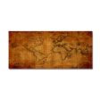 World Map Carpets Rug Bedroom Kids Baby Play Crawling Mat Memory Foam Area Rugs Carpet, Size:60x90cm(Brown) Fashion